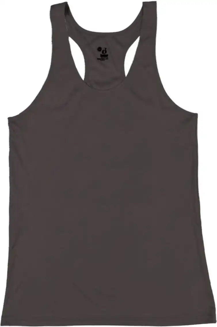 Badger Sport 4166 b Core Ladies Racerback Tank Graphite