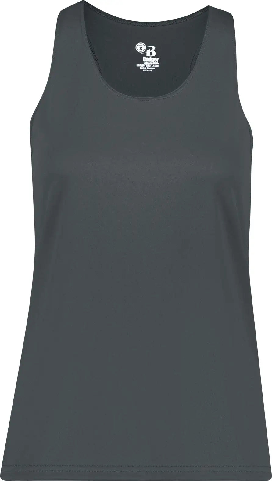 Badger Sport 4166 B-core Ladies Racerback Tank - Graphite