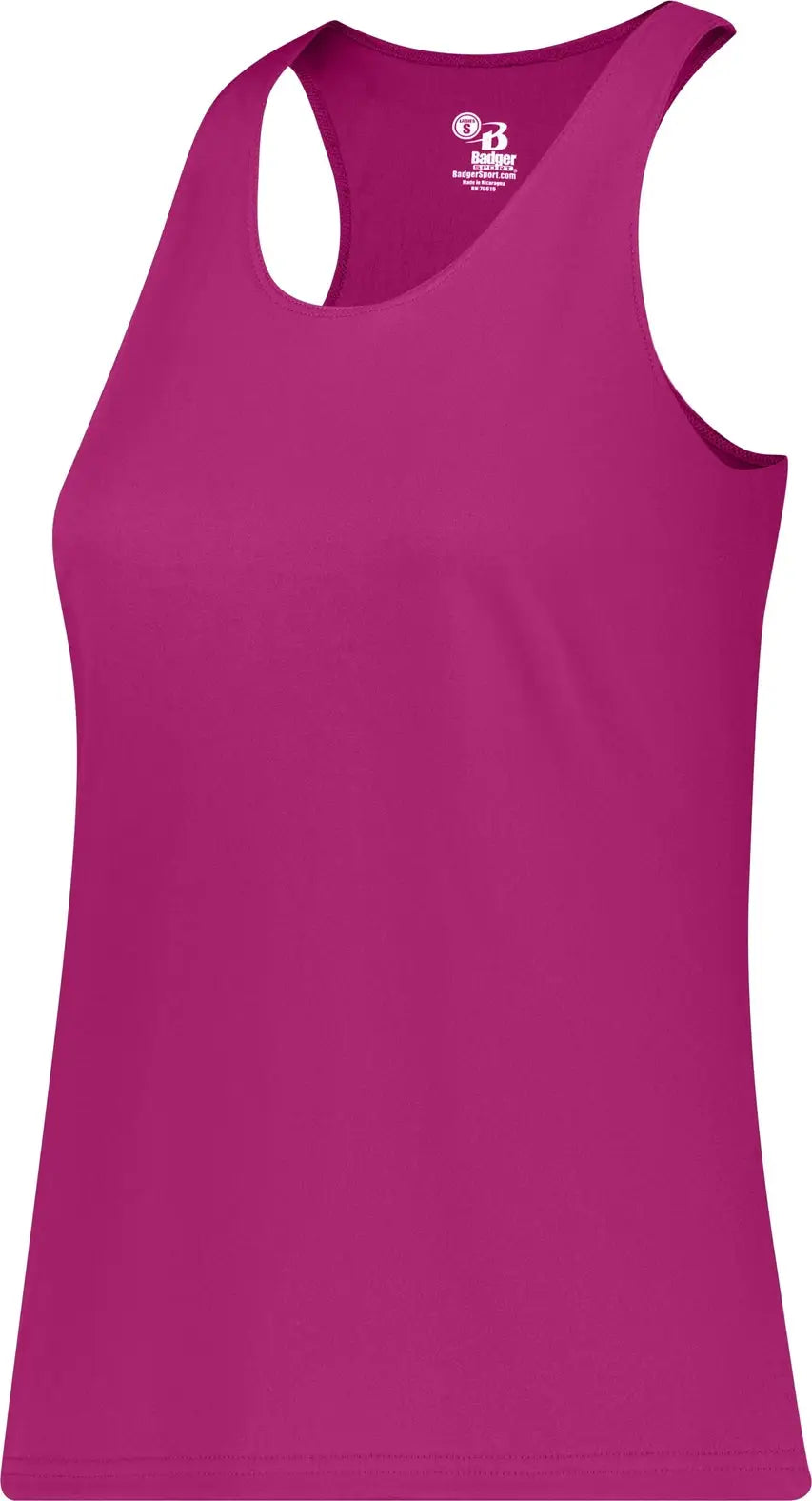 Badger Sport 4166 B-core Ladies Racerback Tank - Hot Pink - Xs