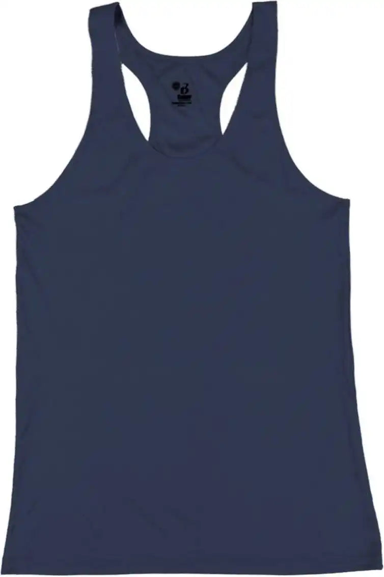 Badger Sport 4166 b Core Ladies Racerback Tank Navy