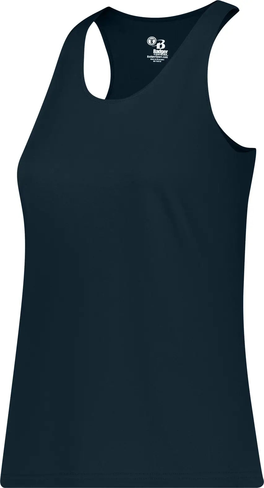 Badger Sport 4166 B-core Ladies Racerback Tank - Navy - Xs