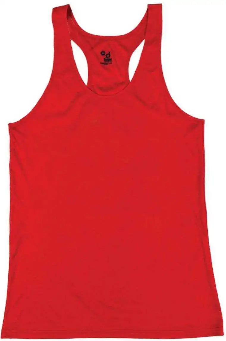 Badger Sport 4166 b Core Ladies Racerback Tank Red