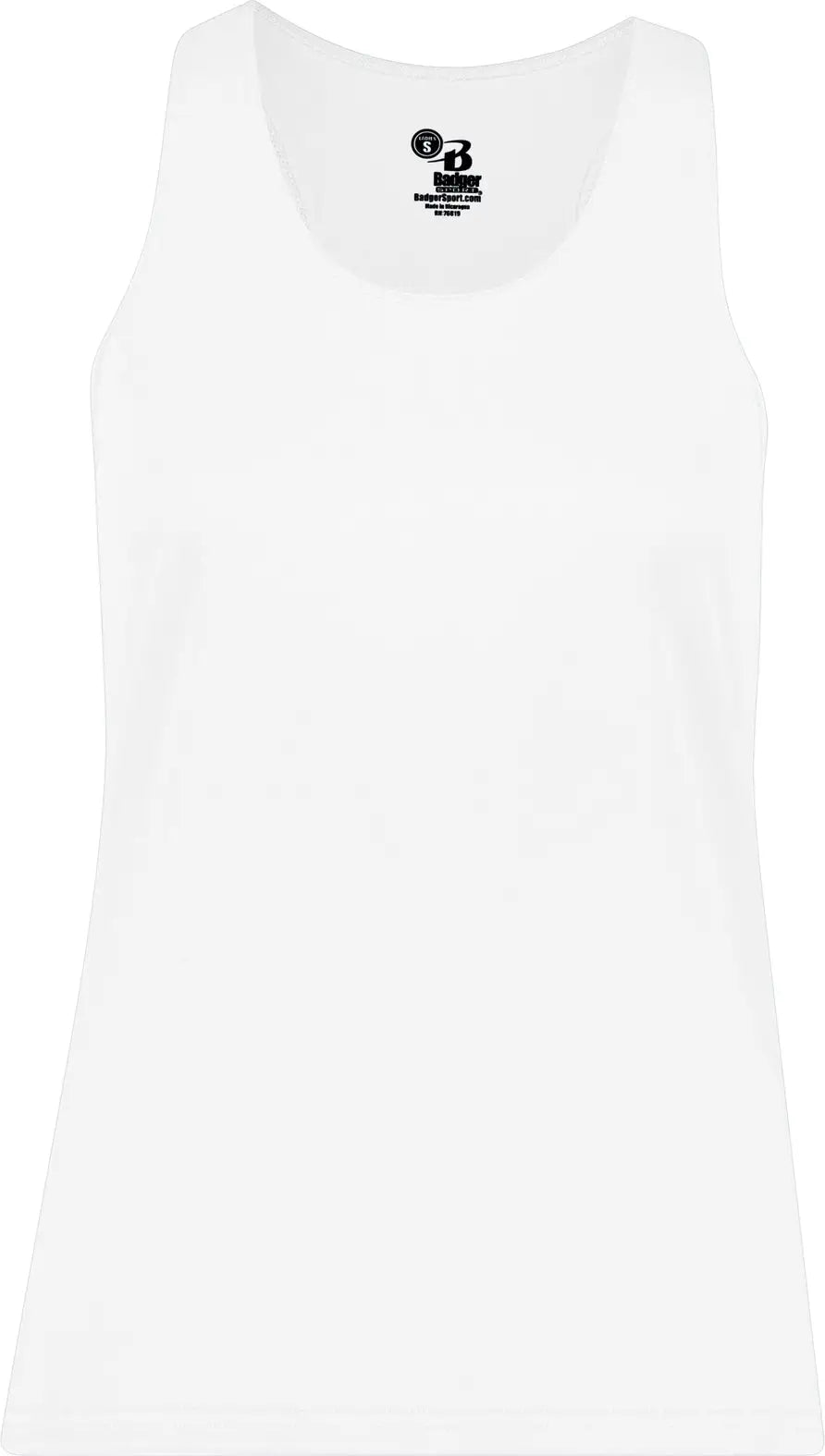 Badger Sport 4166 B-core Ladies Racerback Tank - White