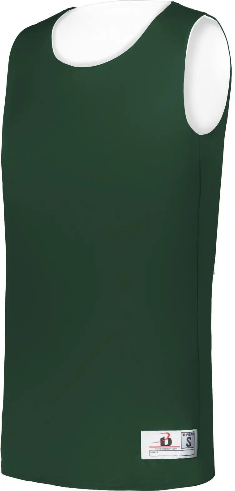 Badger Sport 4169 Ladies B-core Reversible Jersey - Forest White - Xs