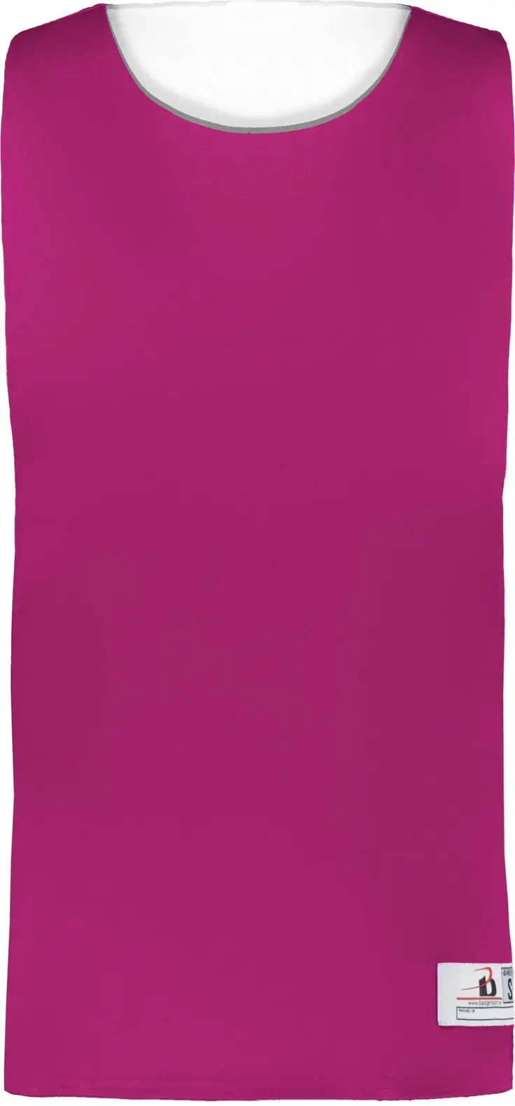 Badger Sport 4169 Ladies B-core Reversible Jersey - Hot Pink White - Xs