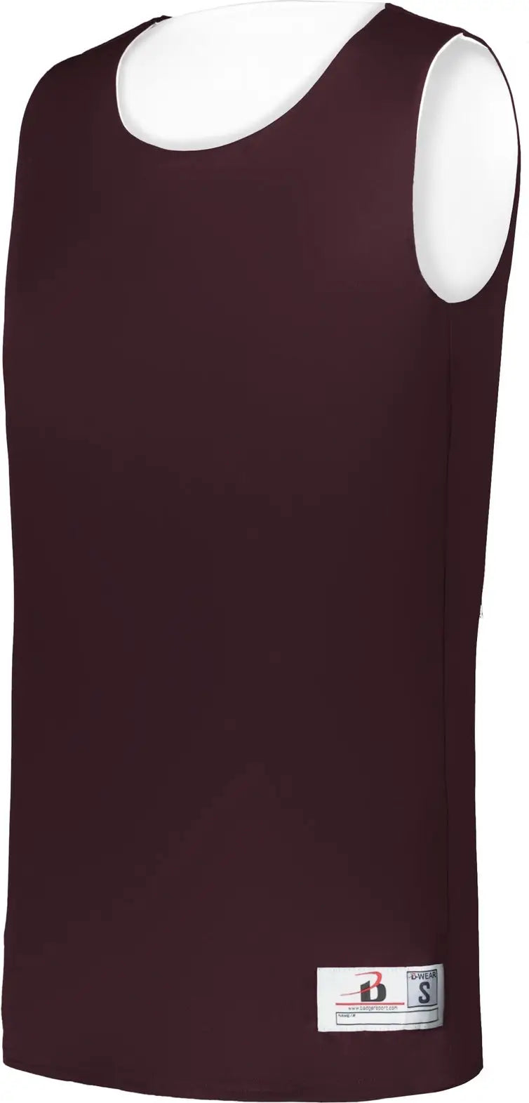 Badger Sport 4169 Ladies B-core Reversible Jersey - Maroon White