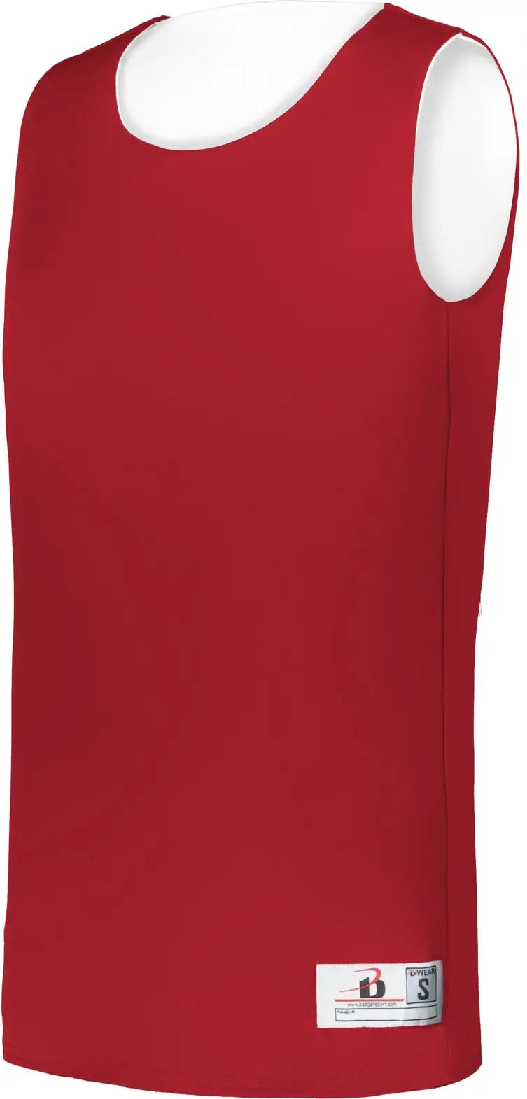 Badger Sport 4169 Ladies B-core Reversible Jersey - Red White - Xs