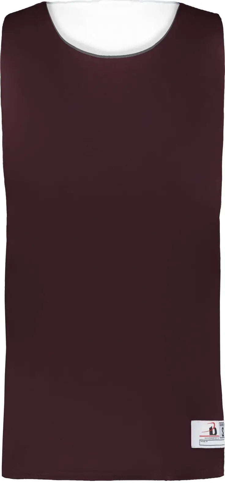 Badger Sport 416900 Ladies B-core Reversible Jerse - Maroon White - Xs