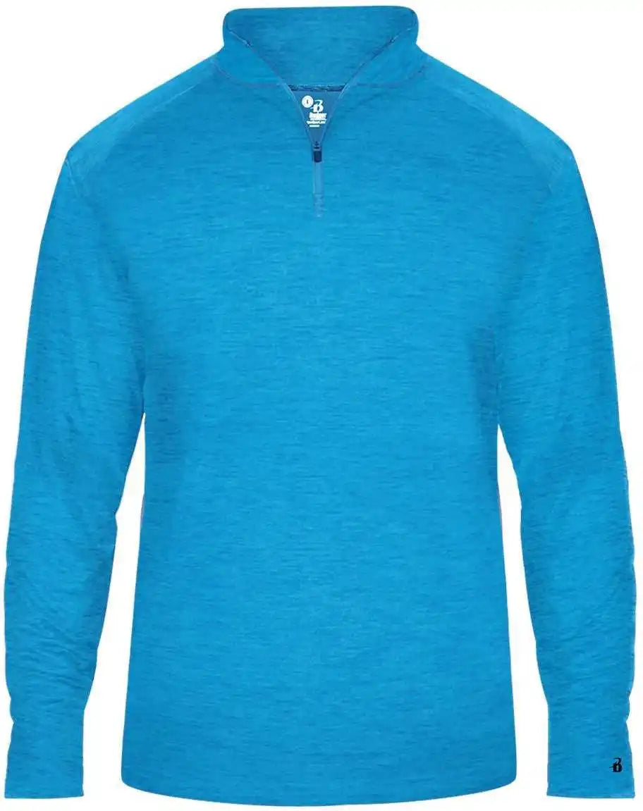 Badger Sport 4172 Tonal Blend 1/4 Zip Columbia Blue