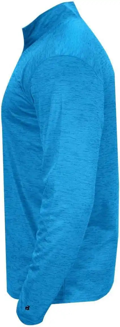 Badger Sport 4172 Tonal Blend 1/4 Zip - Electric Blue