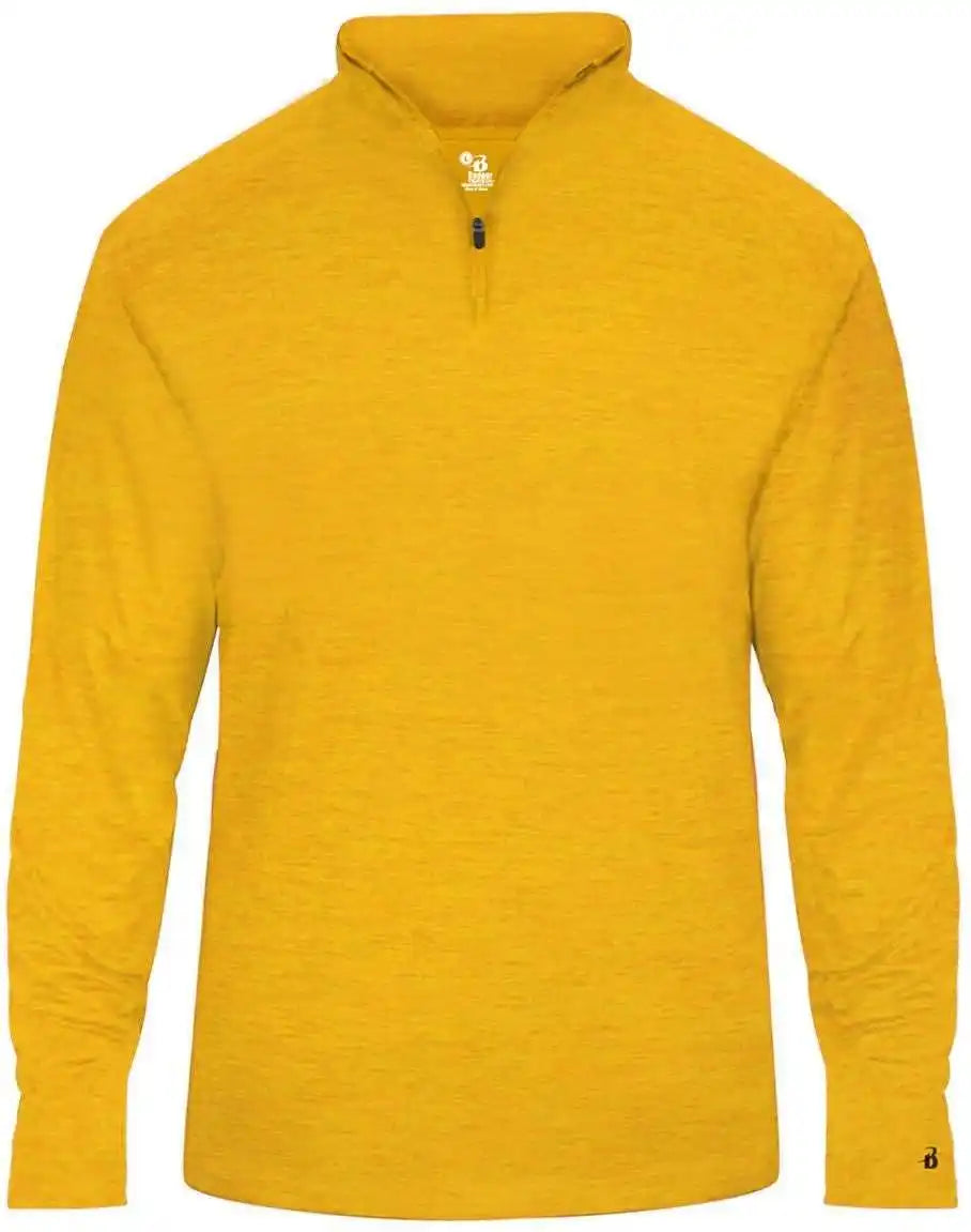 Badger Sport 4172 Tonal Blend 1/4 Zip - Gold