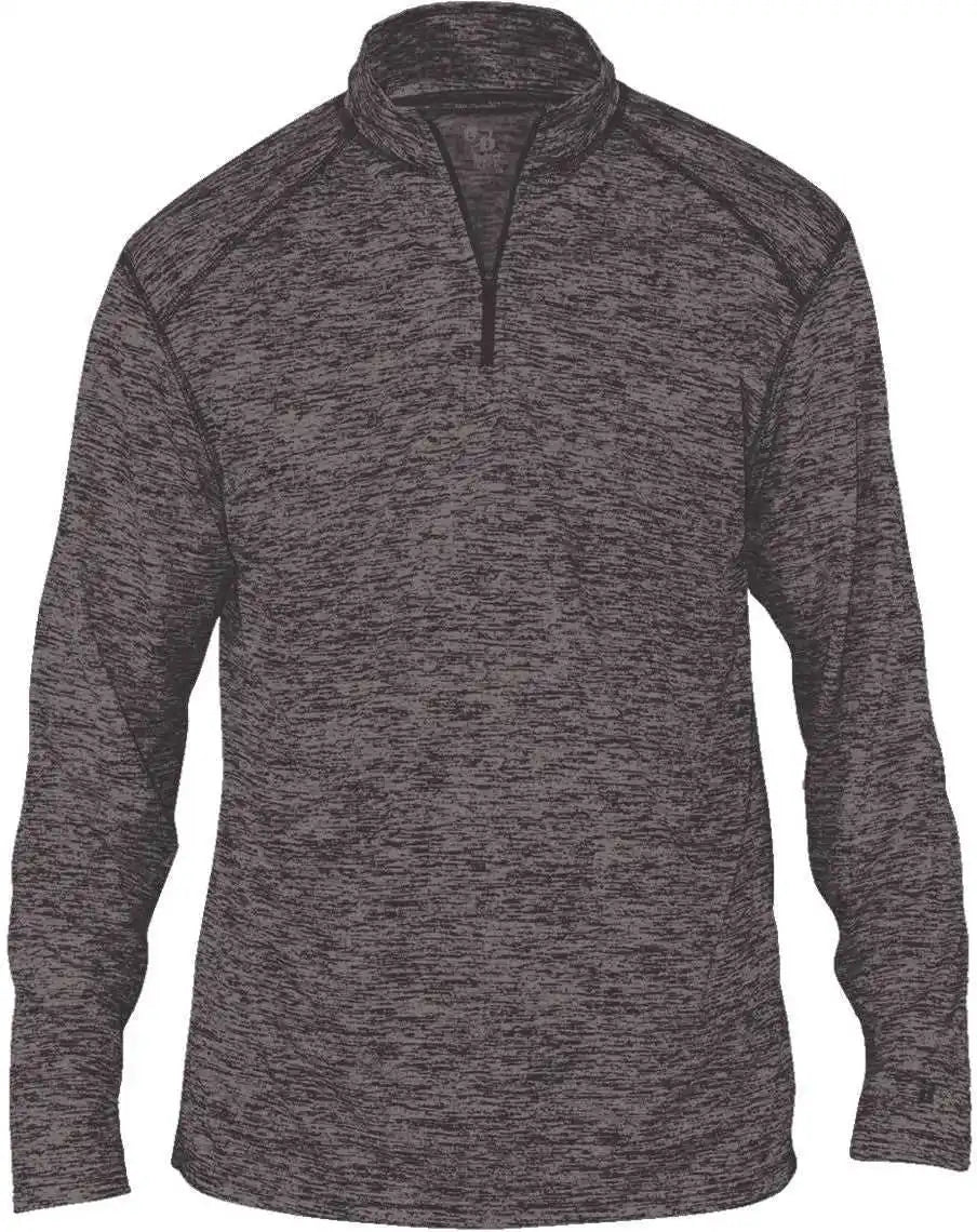Badger Sport 4172 Tonal Blend 1/4 Zip - Graphite