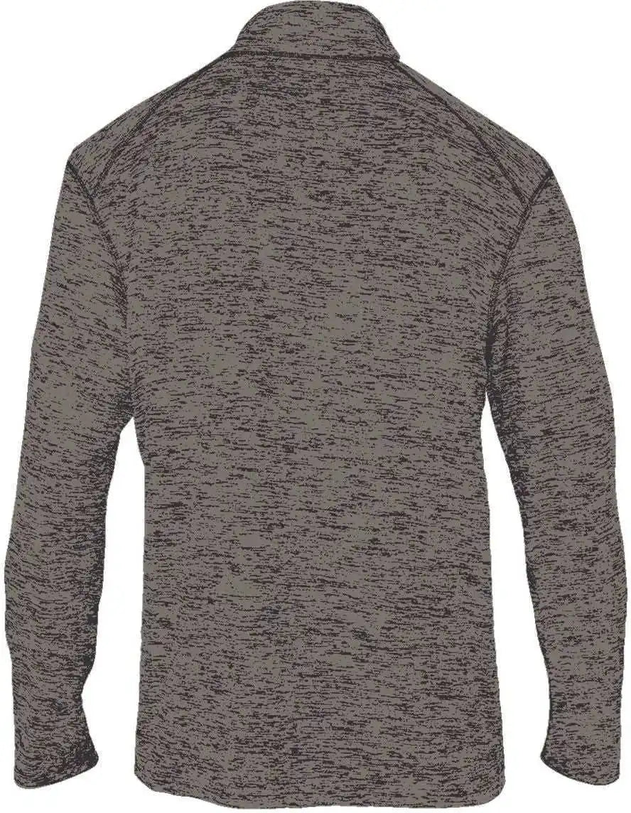 Badger Sport 4172 Tonal Blend 1/4 Zip - Graphite