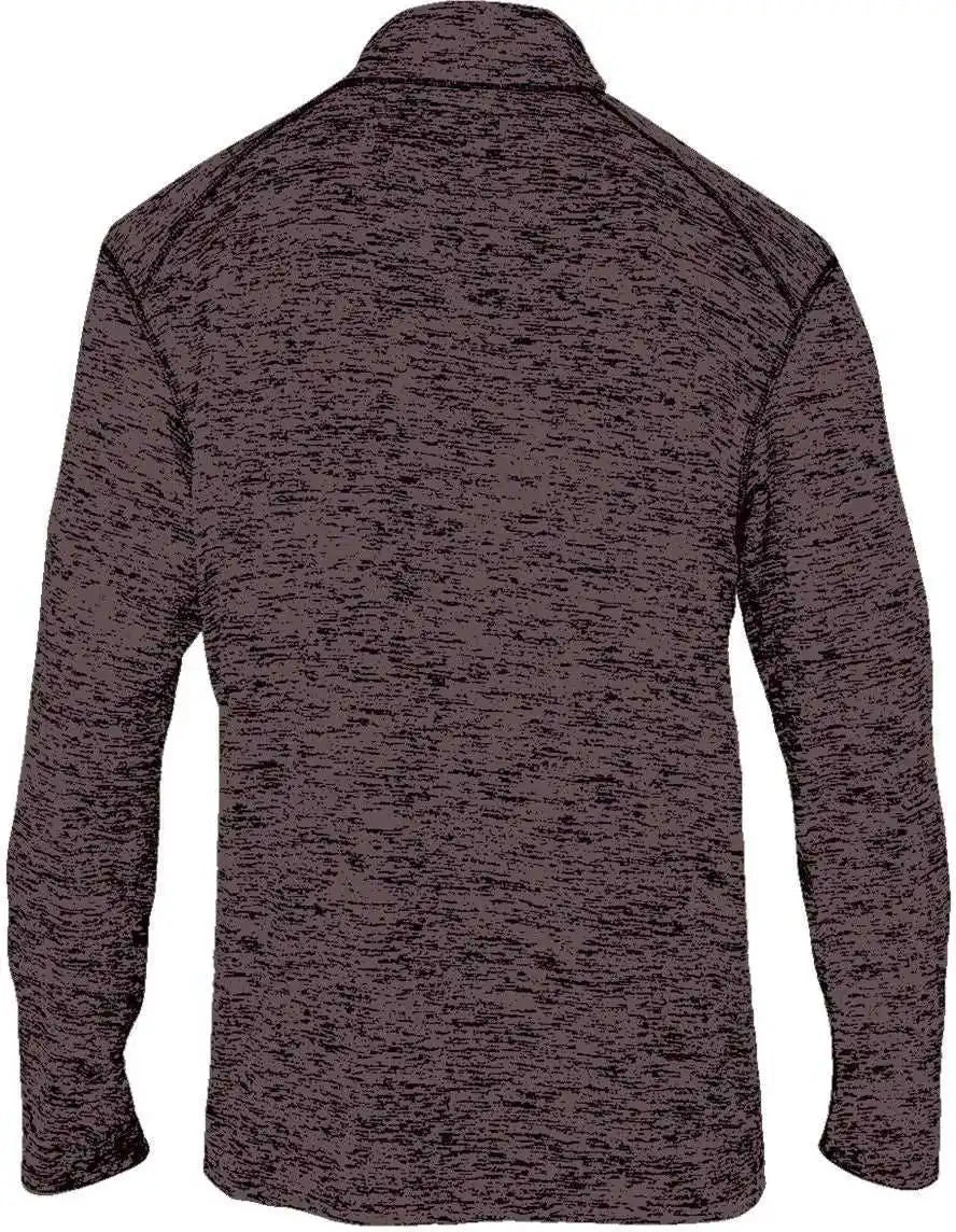 Badger Sport 4172 Tonal Blend 1/4 Zip Maroon