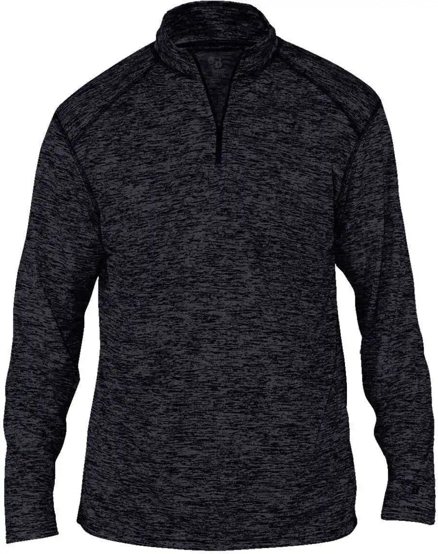Badger Sport 4172 Tonal Blend 1/4 Zip - Navy
