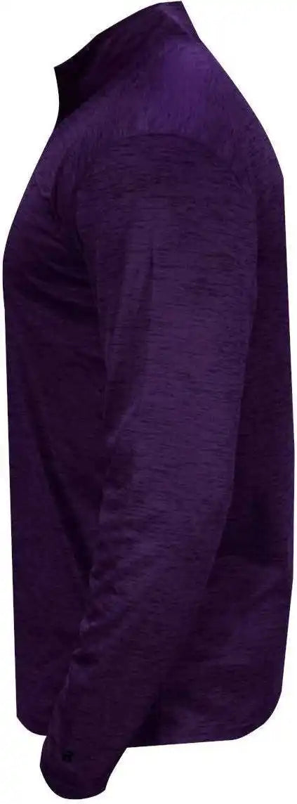 Badger Sport 4172 Tonal Blend 1/4 Zip - Purple