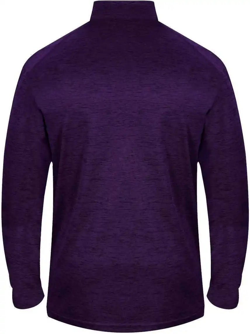 Badger Sport 4172 Tonal Blend 1/4 Zip - Purple