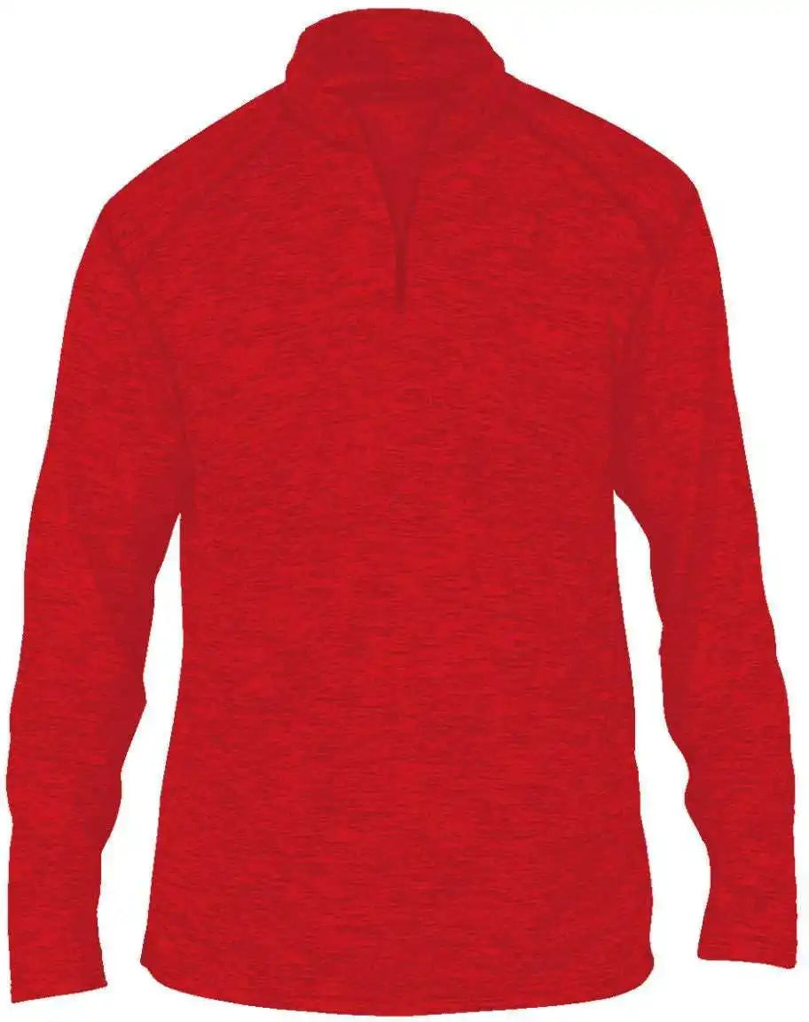 Badger Sport 4172 Tonal Blend 1/4 Zip - Red