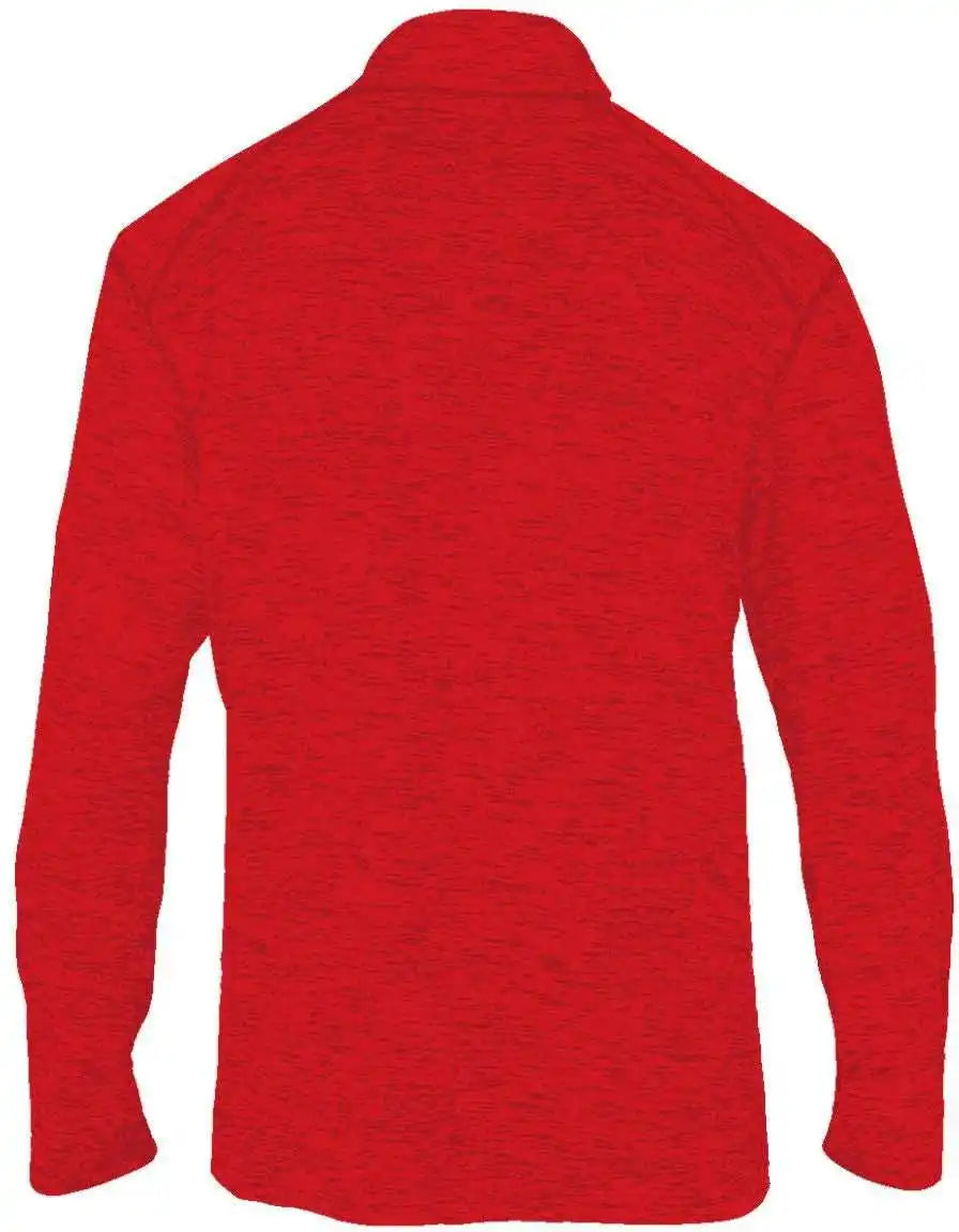 Badger Sport 4172 Tonal Blend 1/4 Zip - Red