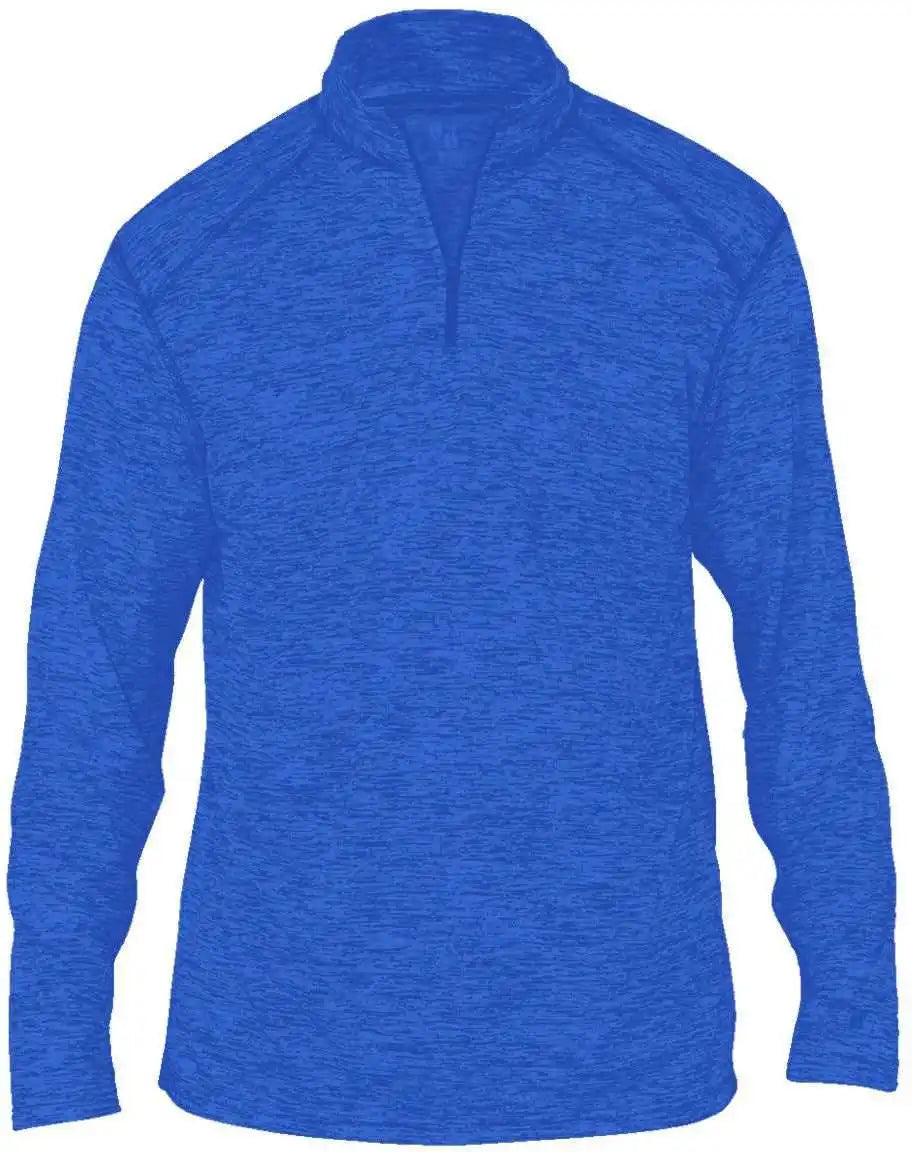 Badger Sport 4172 Tonal Blend 1/4 Zip Royal