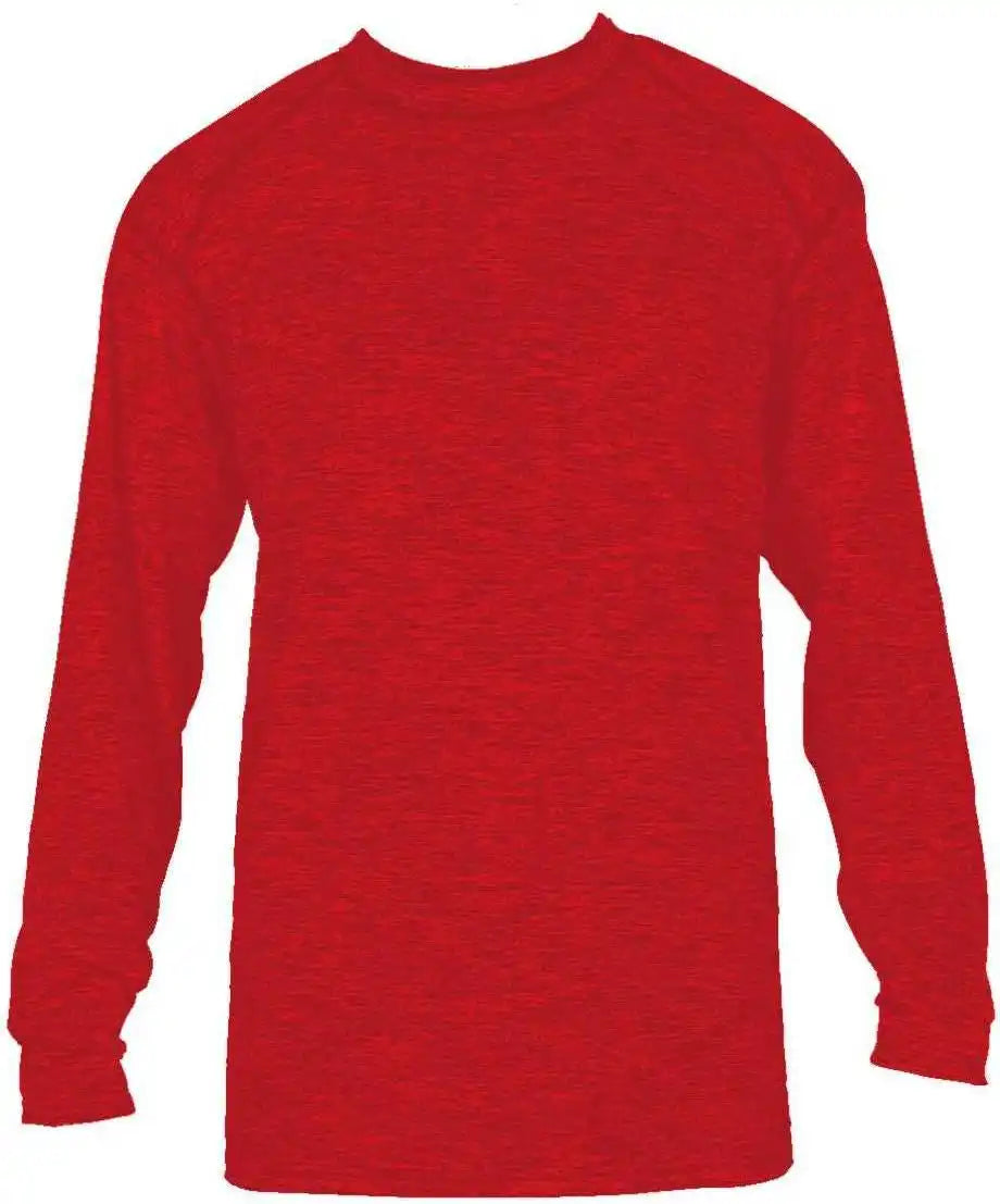 Badger Sport 4174 Tonal Blend Long Sleeve Tee - Red