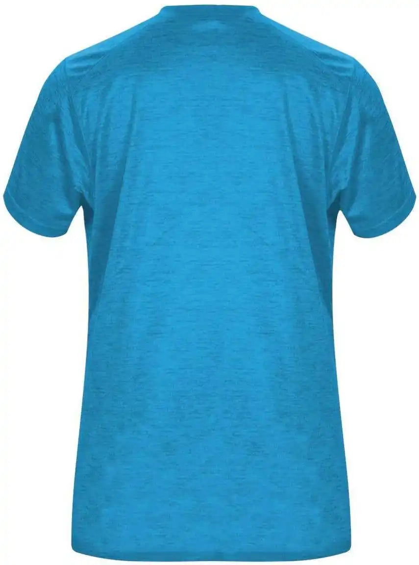 Badger Sport 4175 Tonal Blend Ladies V-neck Tee - Electric Blue