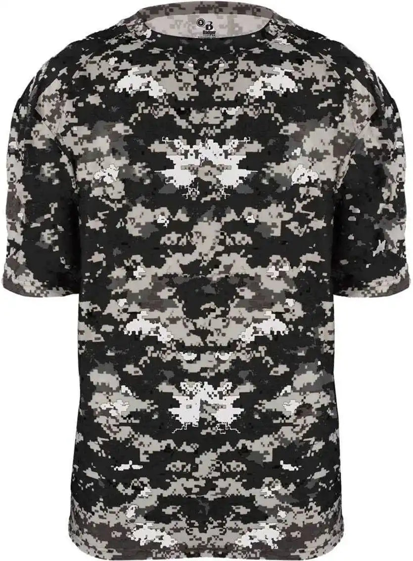 Badger Sport 4180 b Core Adult Digital Tee Black