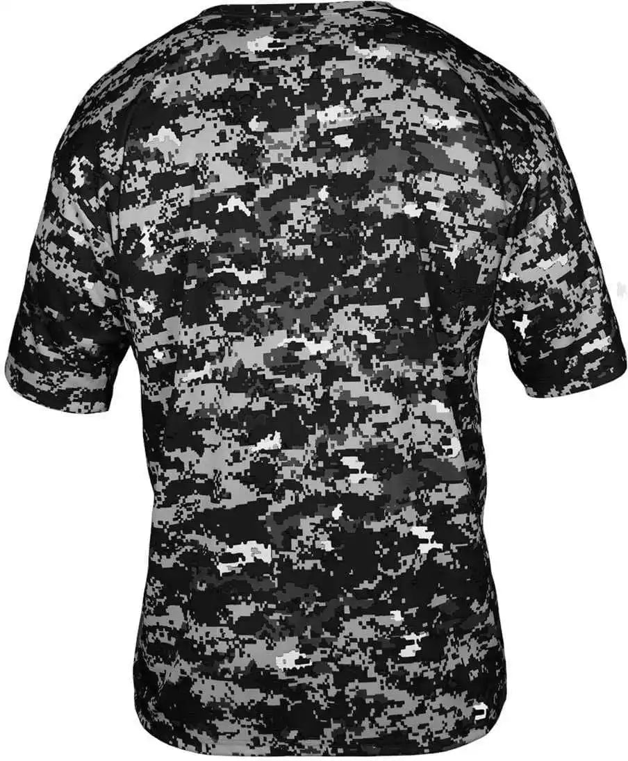 Badger Sport 4180 b Core Adult Digital Tee Black