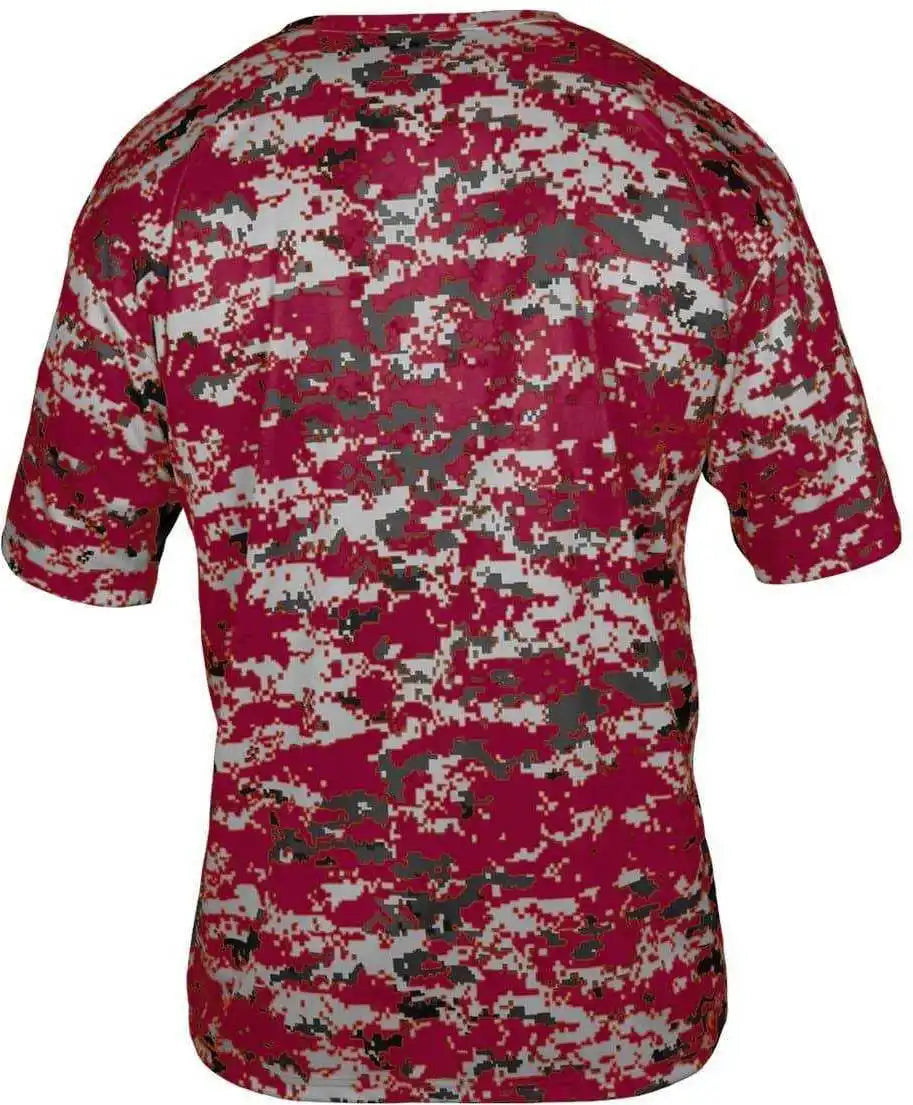 Badger Sport 4180 B-core Adult Digital Tee - Cardinal