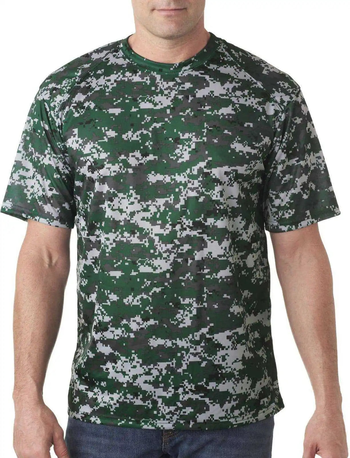 Badger Sport 4180 B-core Adult Digital Tee - Forest