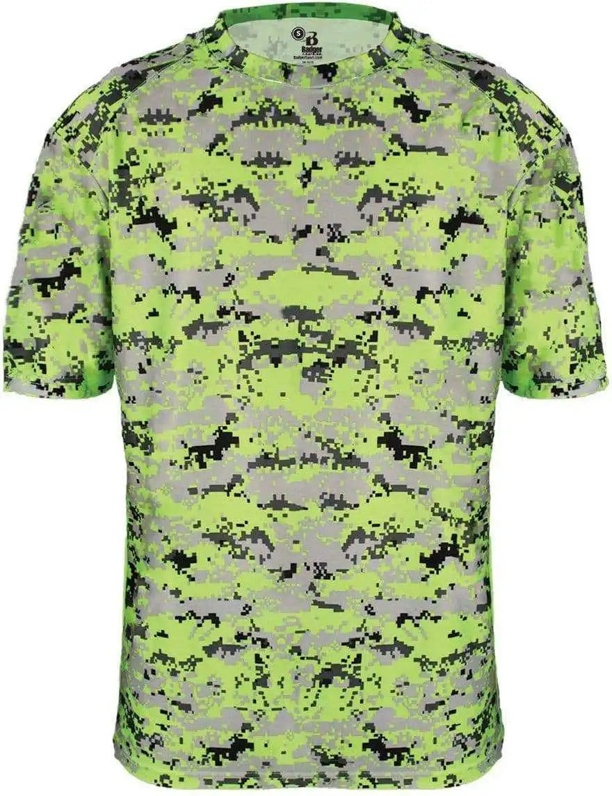 Badger Sport 4180 b Core Adult Digital Tee Lime
