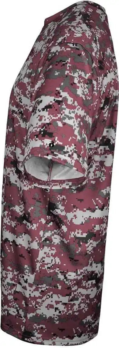 Badger Sport 4180 B-core Adult Digital Tee - Maroon