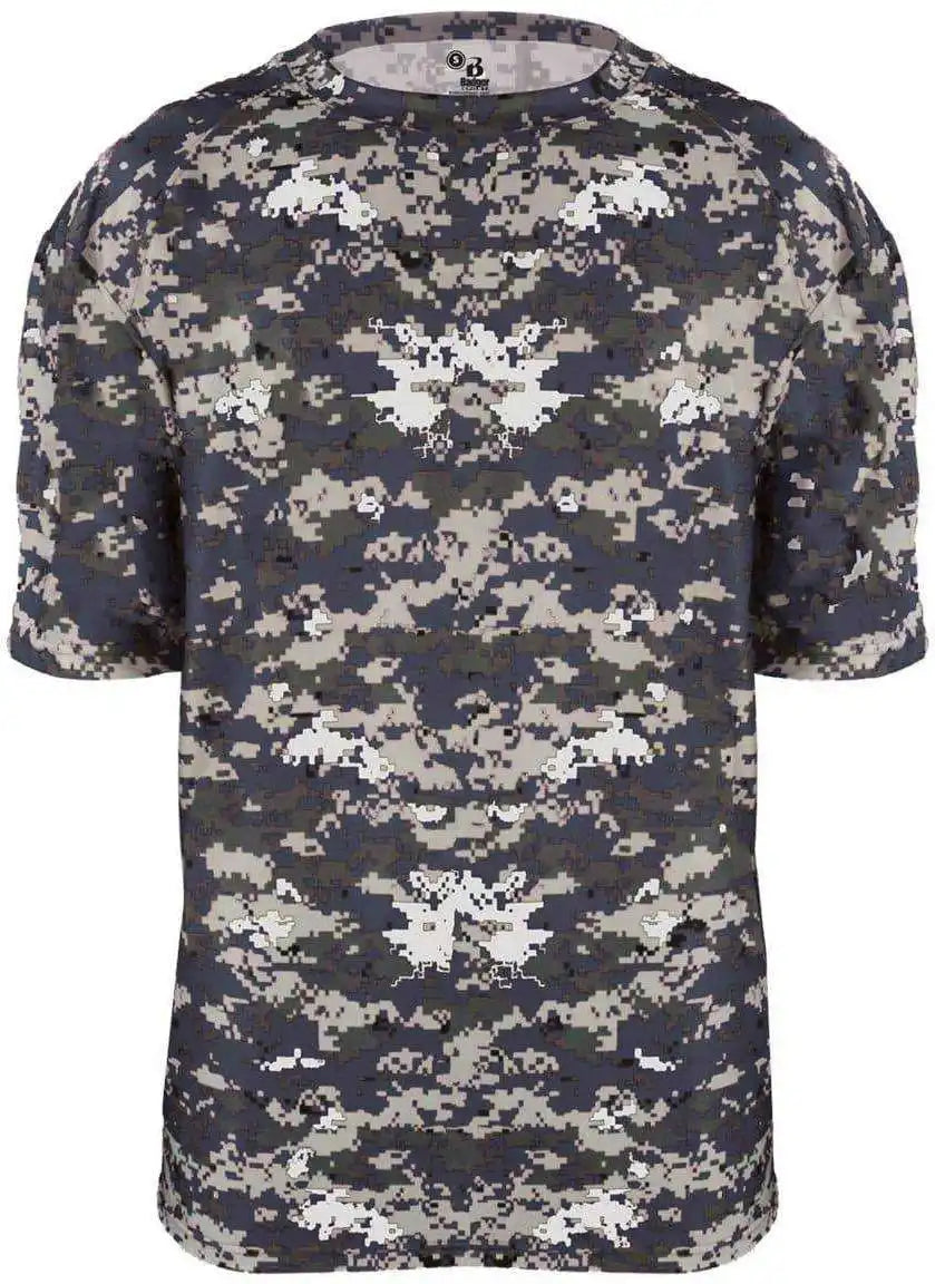 Badger Sport 4180 b Core Adult Digital Tee Navy