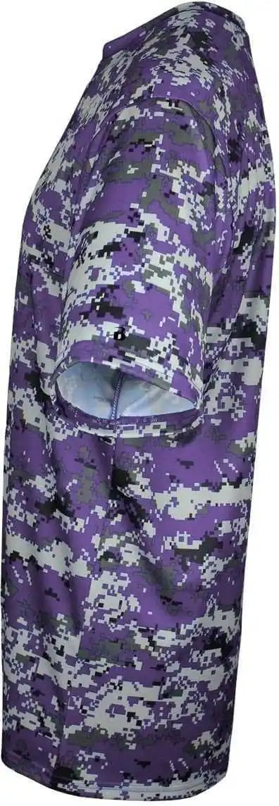 Badger Sport 4180 B-core Adult Digital Tee - Purple
