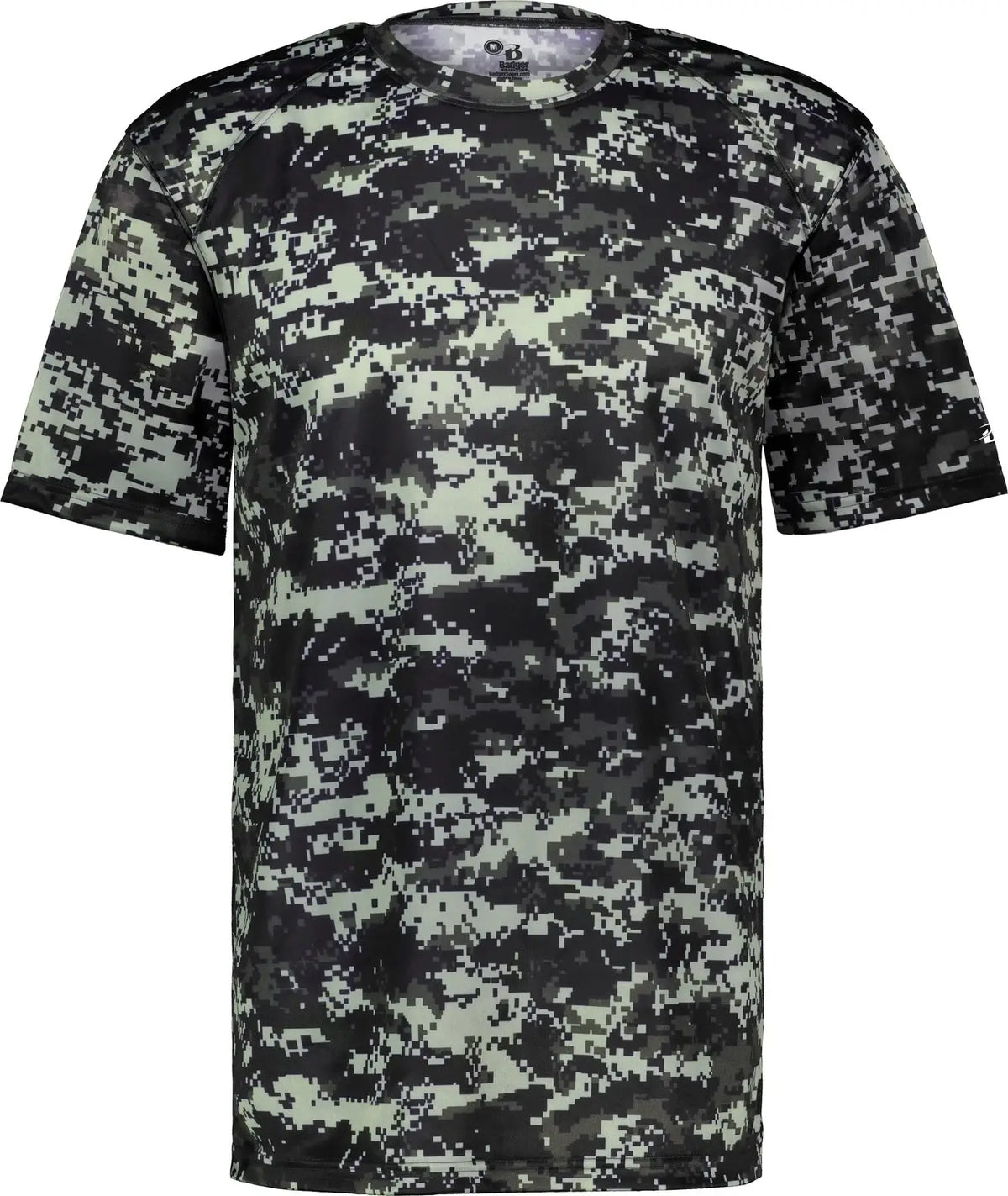 Badger Sport 4180 Digital Tee - Black