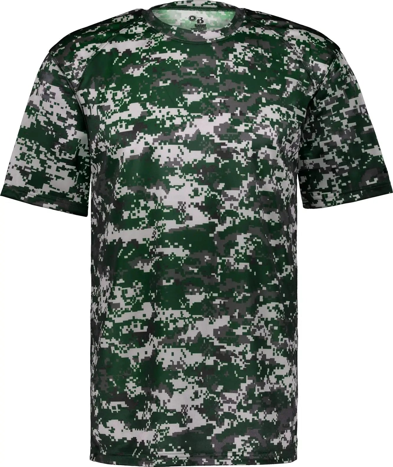 Badger Sport 4180 Digital Tee - Forest - Adult Xs