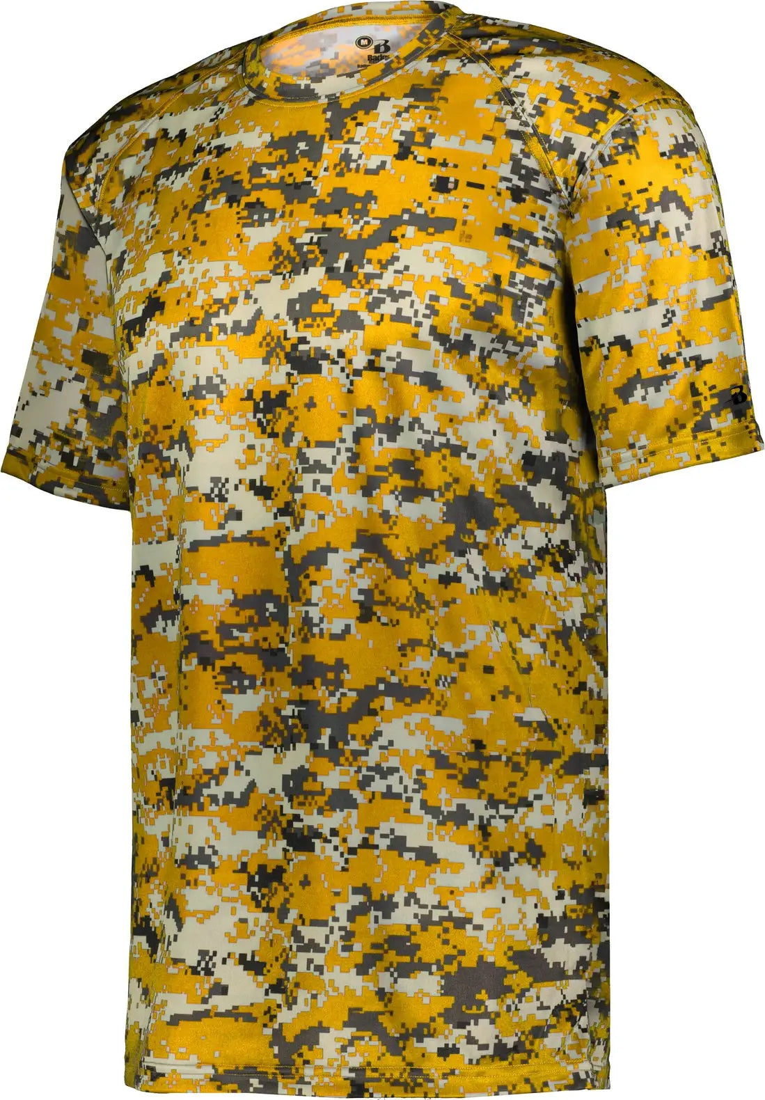 Badger Sport 4180 Digital Tee - Gold - Adult Xs