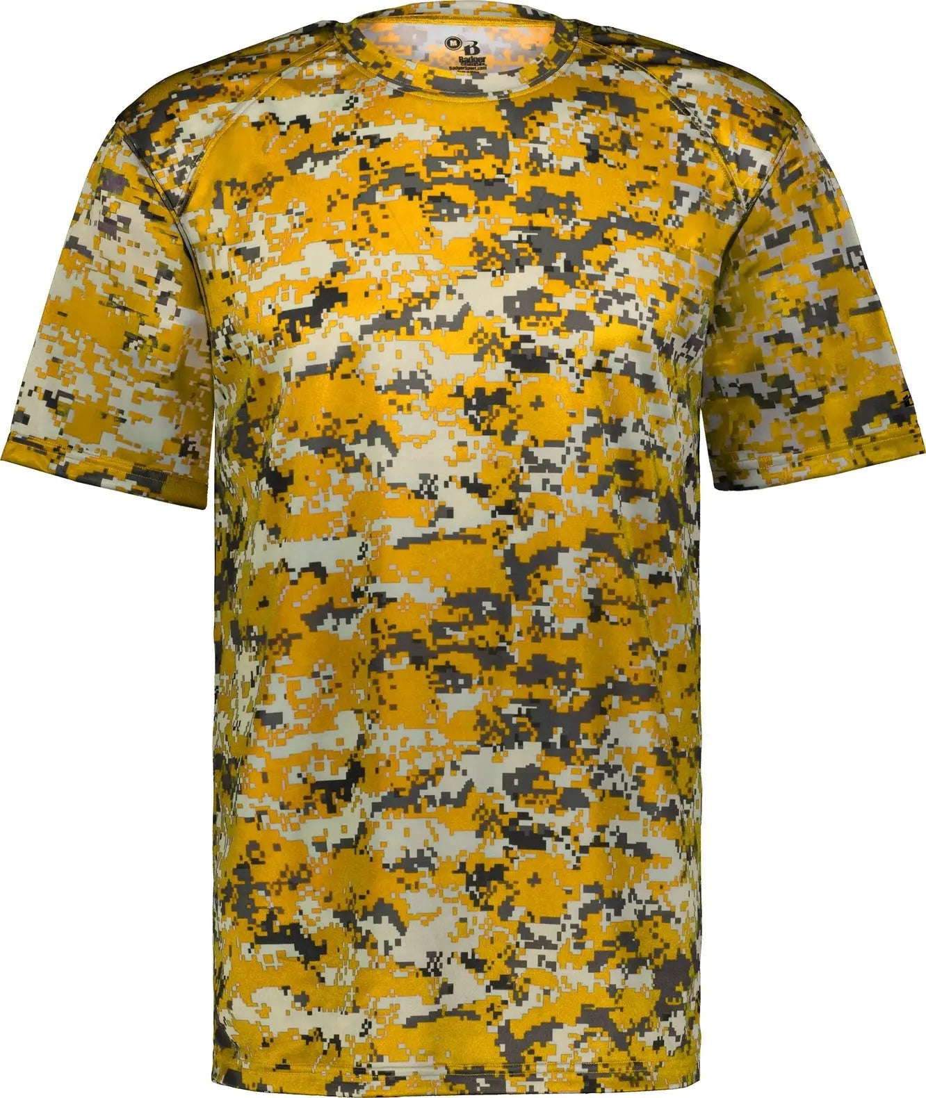 Badger Sport 4180 Digital Tee - Gold - Adult Xs