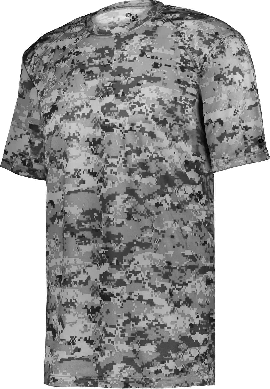 Badger Sport 4180 Digital Tee - Graphite - Adult Xs