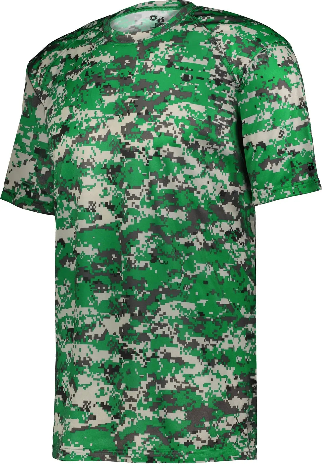 Badger Sport 4180 Digital Tee - Kelly - Adult Xs