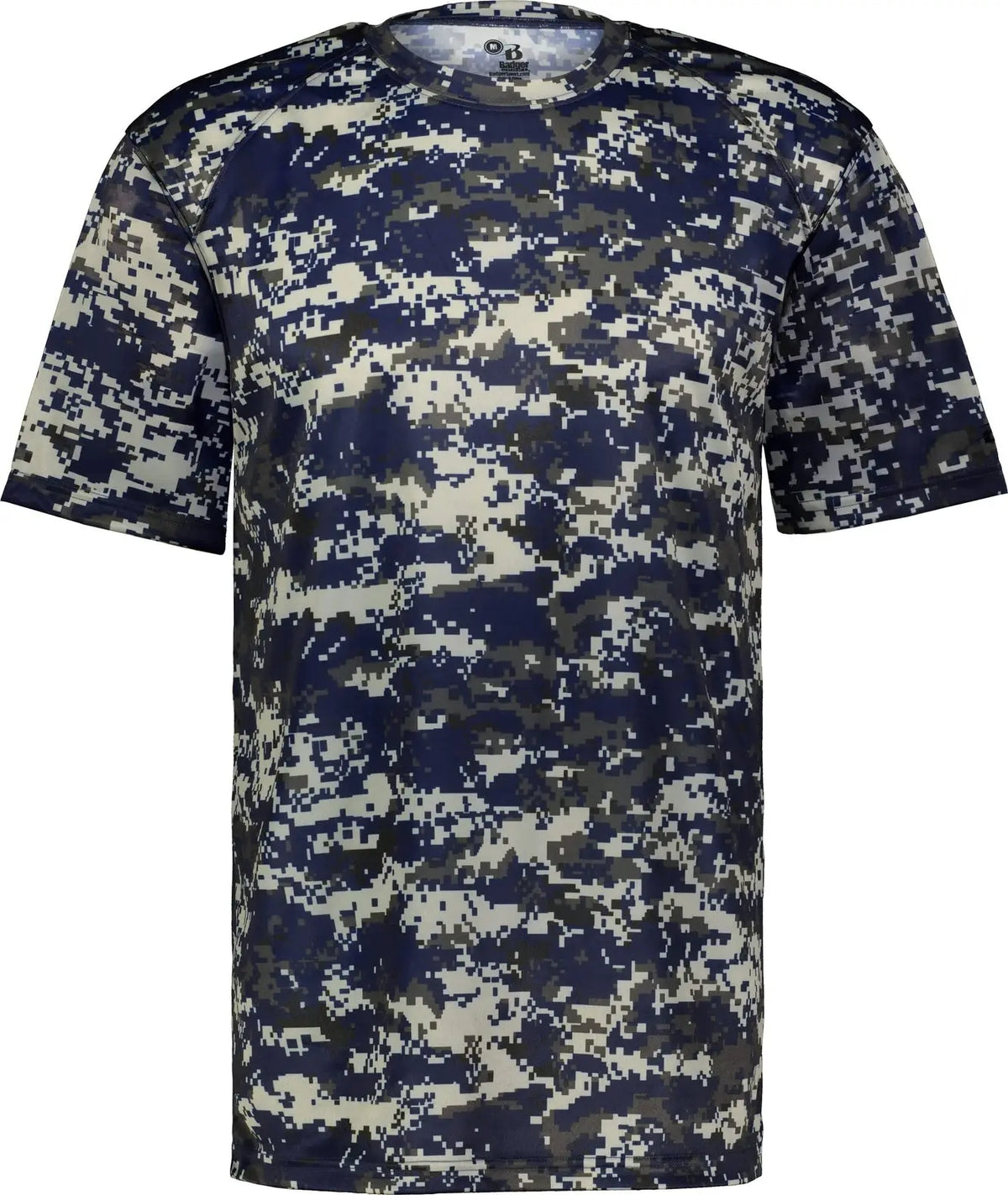Badger Sport 4180 Digital Tee - Navy