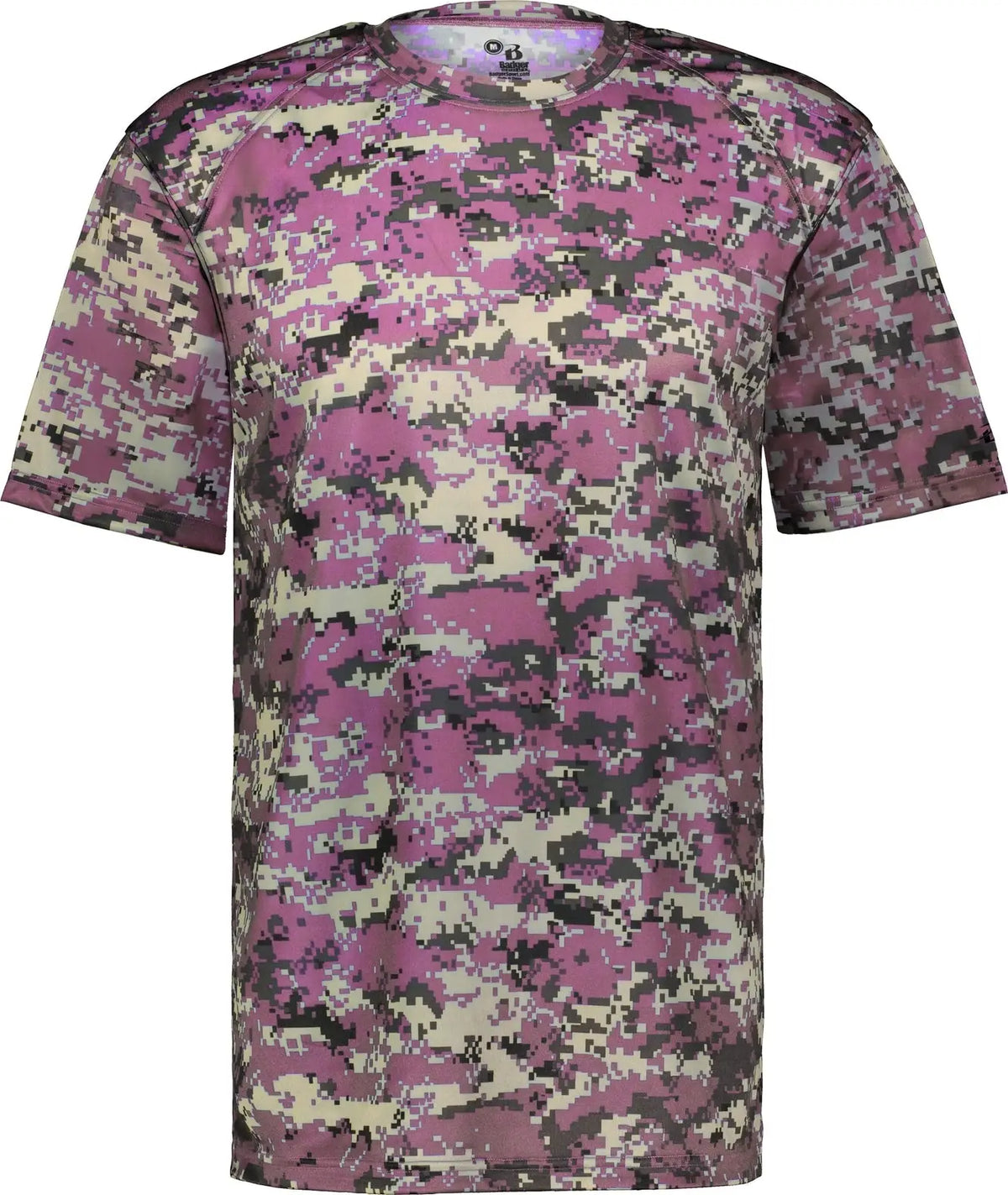 Badger Sport 4180 Digital Tee - Pink