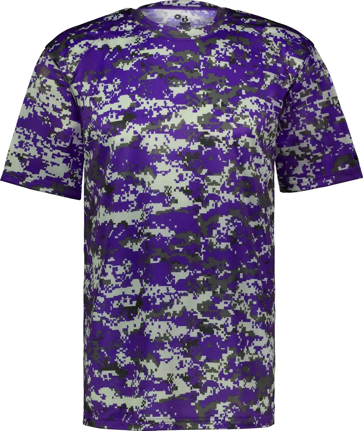 Badger Sport 4180 Digital Tee - Purple