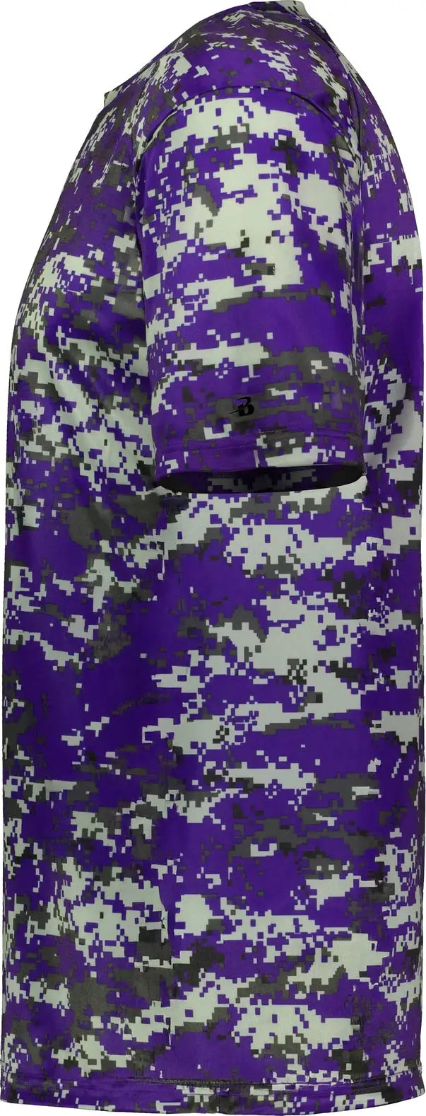 Badger Sport 4180 Digital Tee - Purple