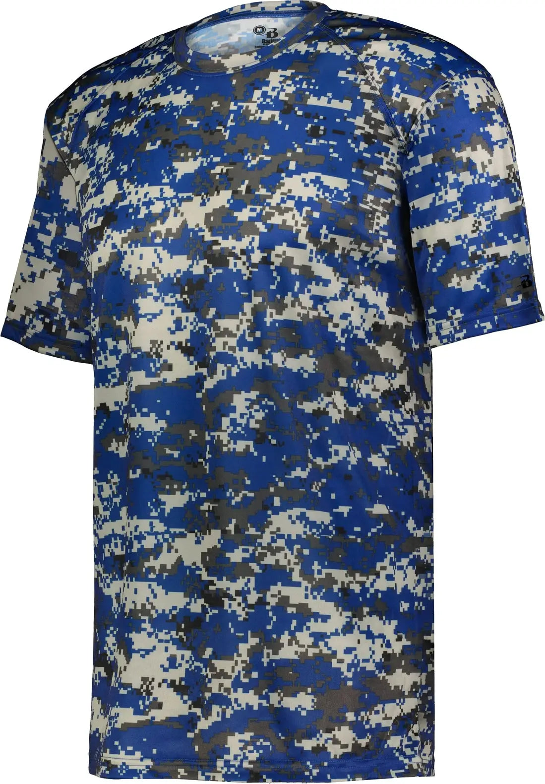 Badger Sport 4180 Digital Tee - Royal - Adult Xs