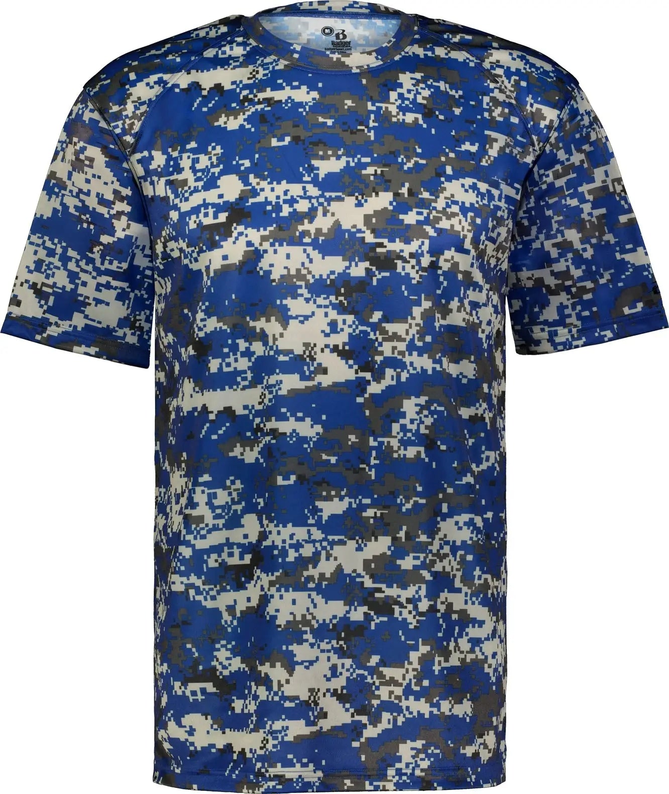 Badger Sport 4180 Digital Tee - Royal - Adult Xs