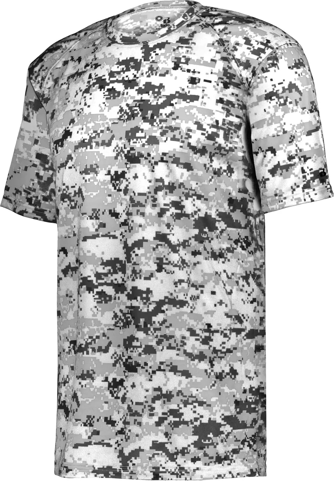 Badger Sport 4180 Digital Tee - White - Adult Xs
