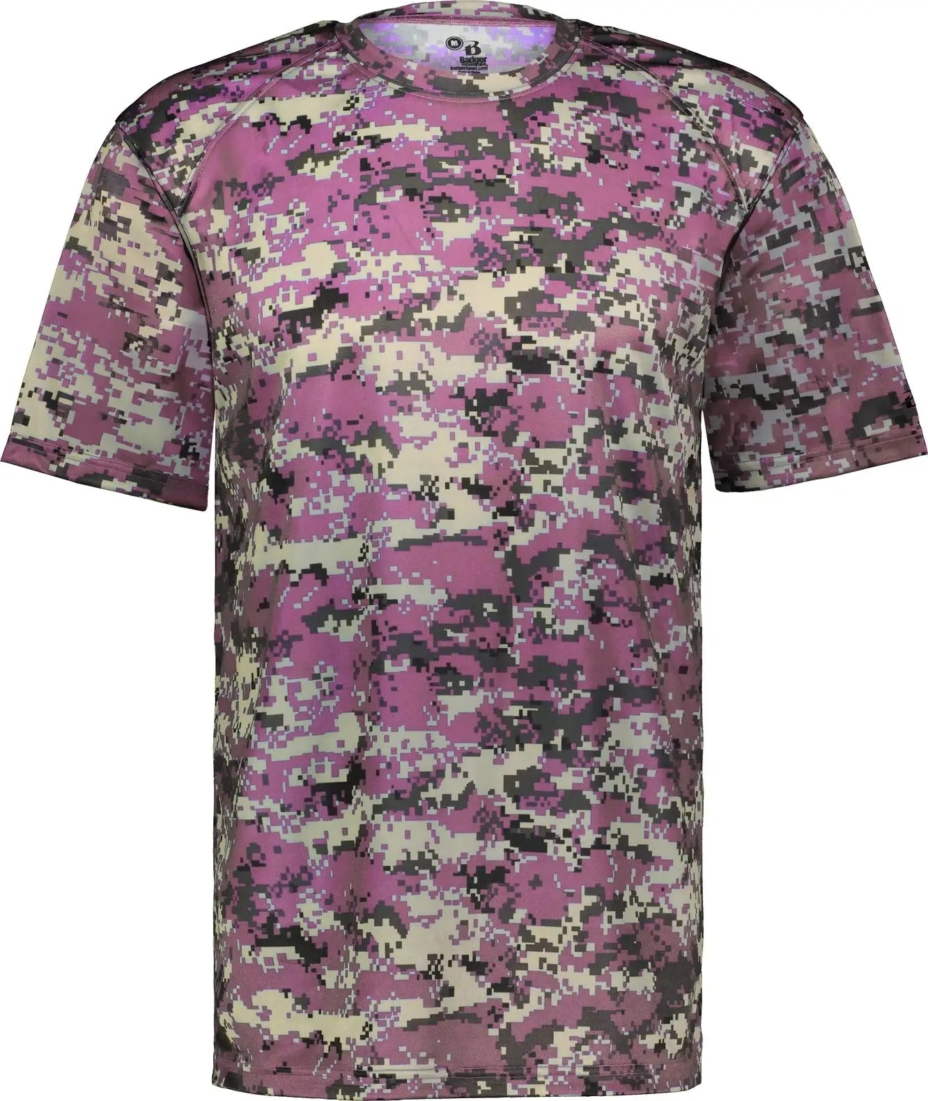 Badger Sport 418000 Digital Tee - Pink - Adult Xs