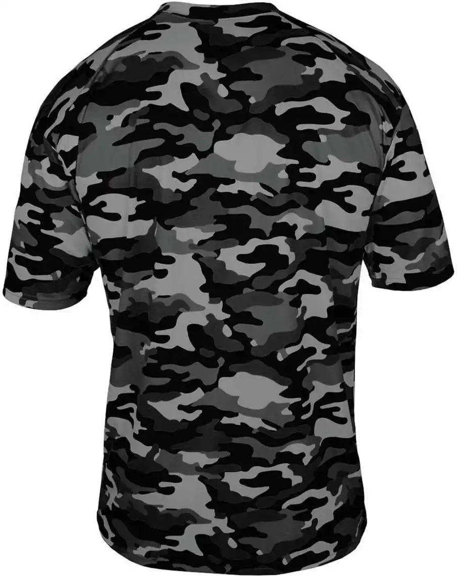Badger Sport 4181 Camo Adult Tee Black