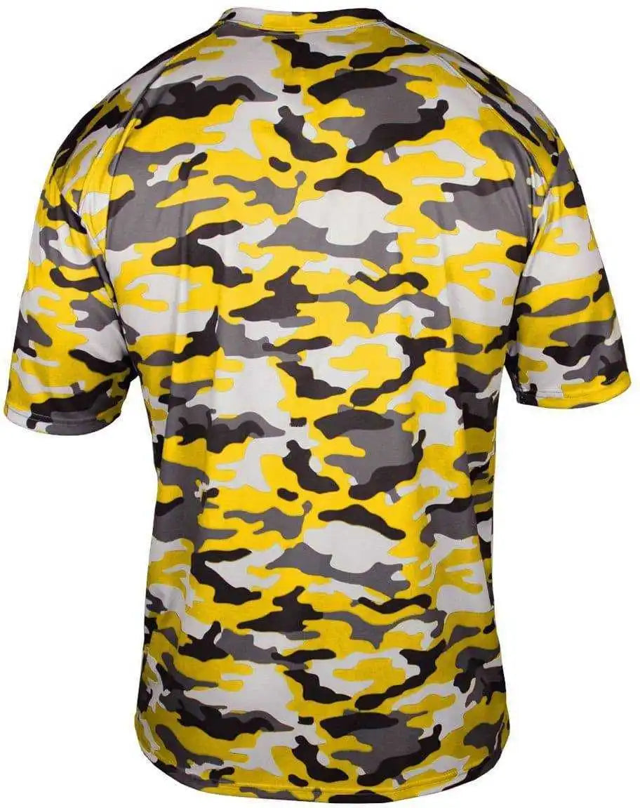 Badger Sport 4181 Camo Adult Tee - Gold
